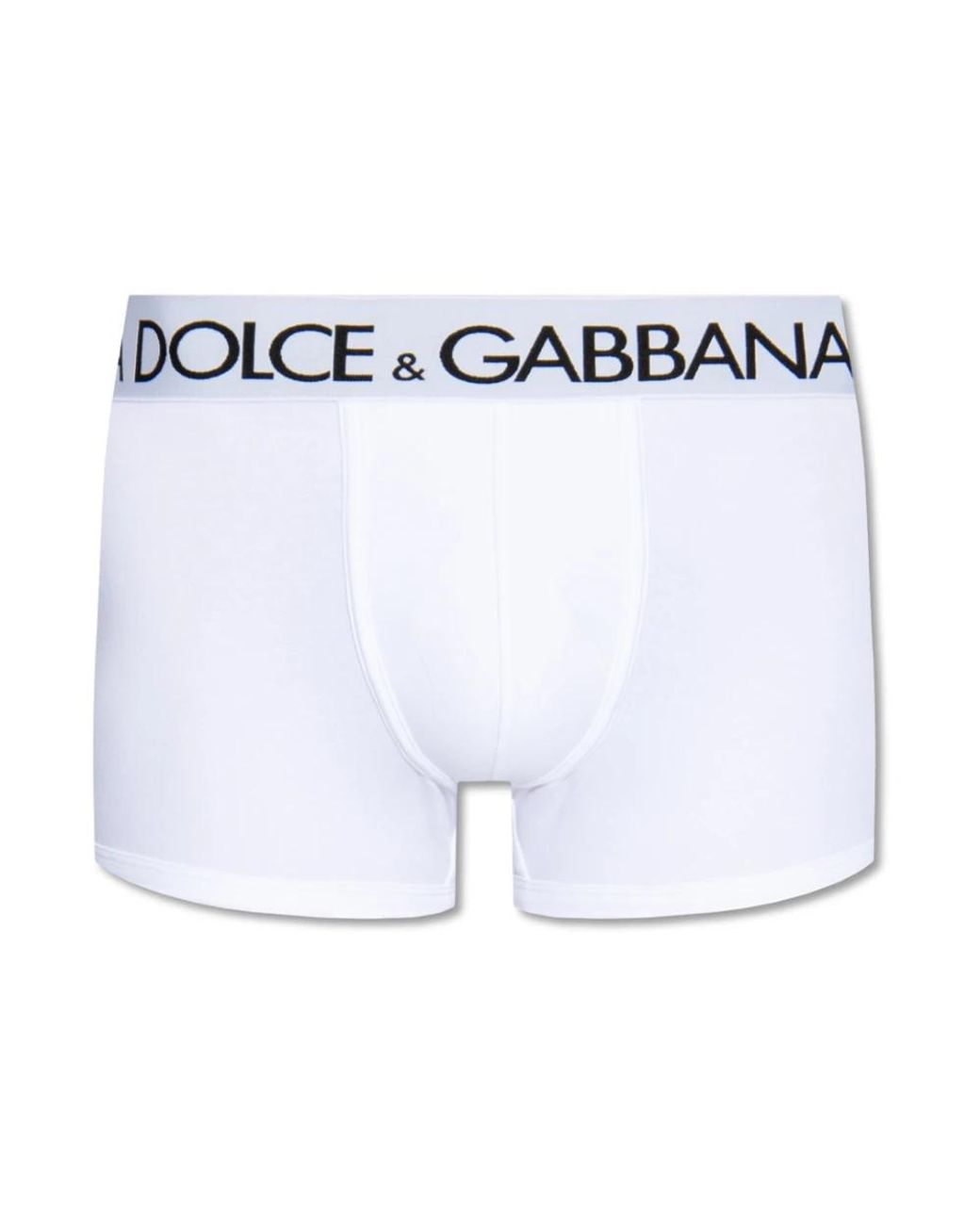 Dolce & Gabbana Ondergoed ,Wit ,Katoen Boxershorts Met Logo in het White voor heren
