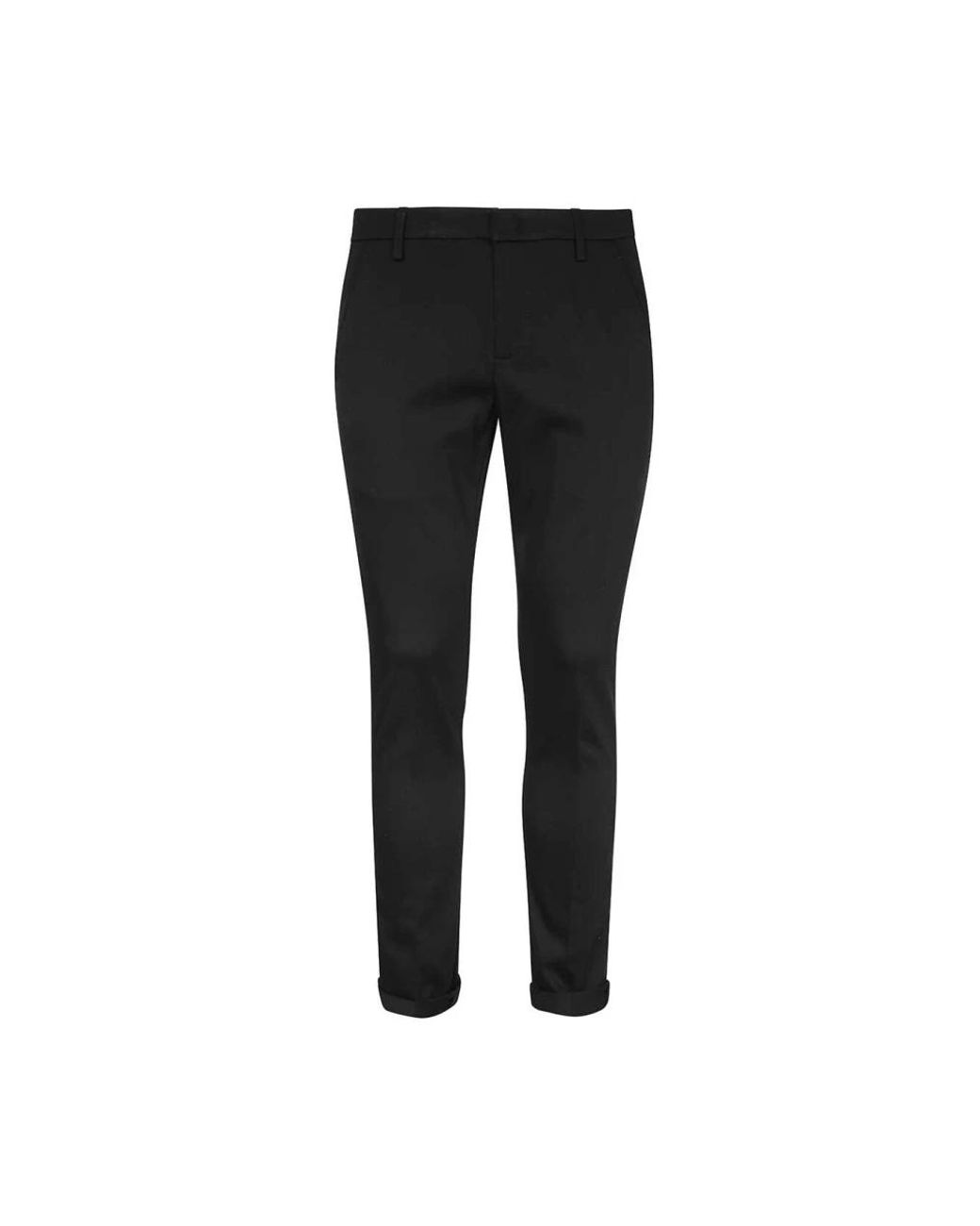 Dondup Black Slim-Fit Trousers for men
