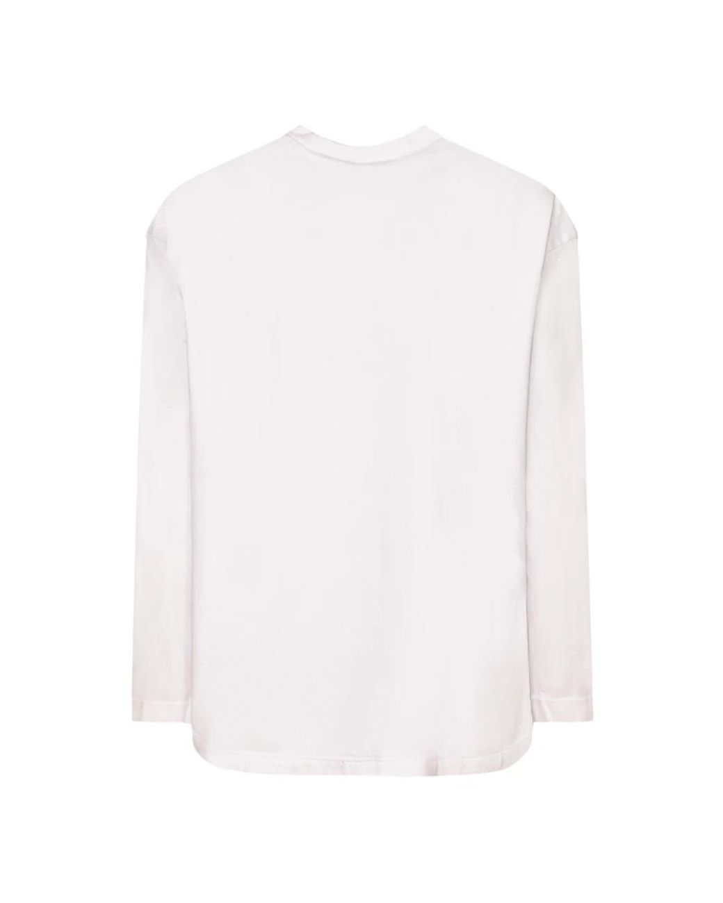 Gcds White Long Sleeve T-Shirts for men