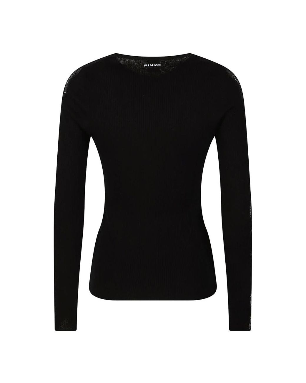 Pinko Black Round-Neck Knitwear