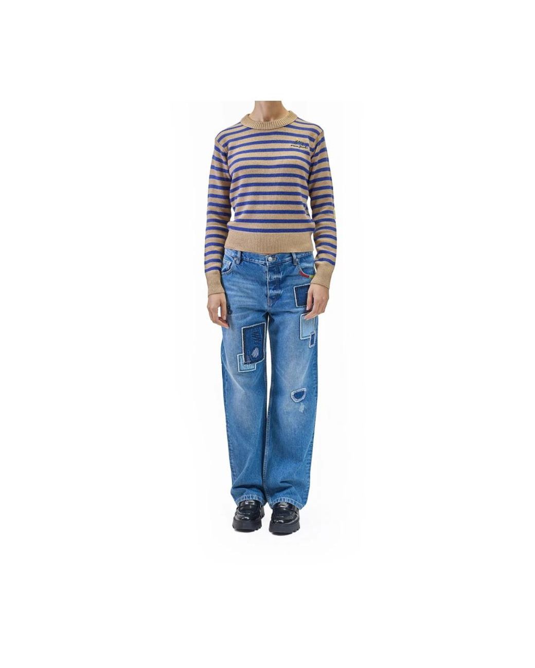 Marc Jacobs Blue Round-Neck Knitwear