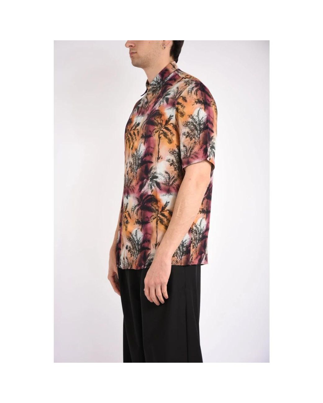 Patrizia Pepe Multicolor Short Sleeve Shirts for men