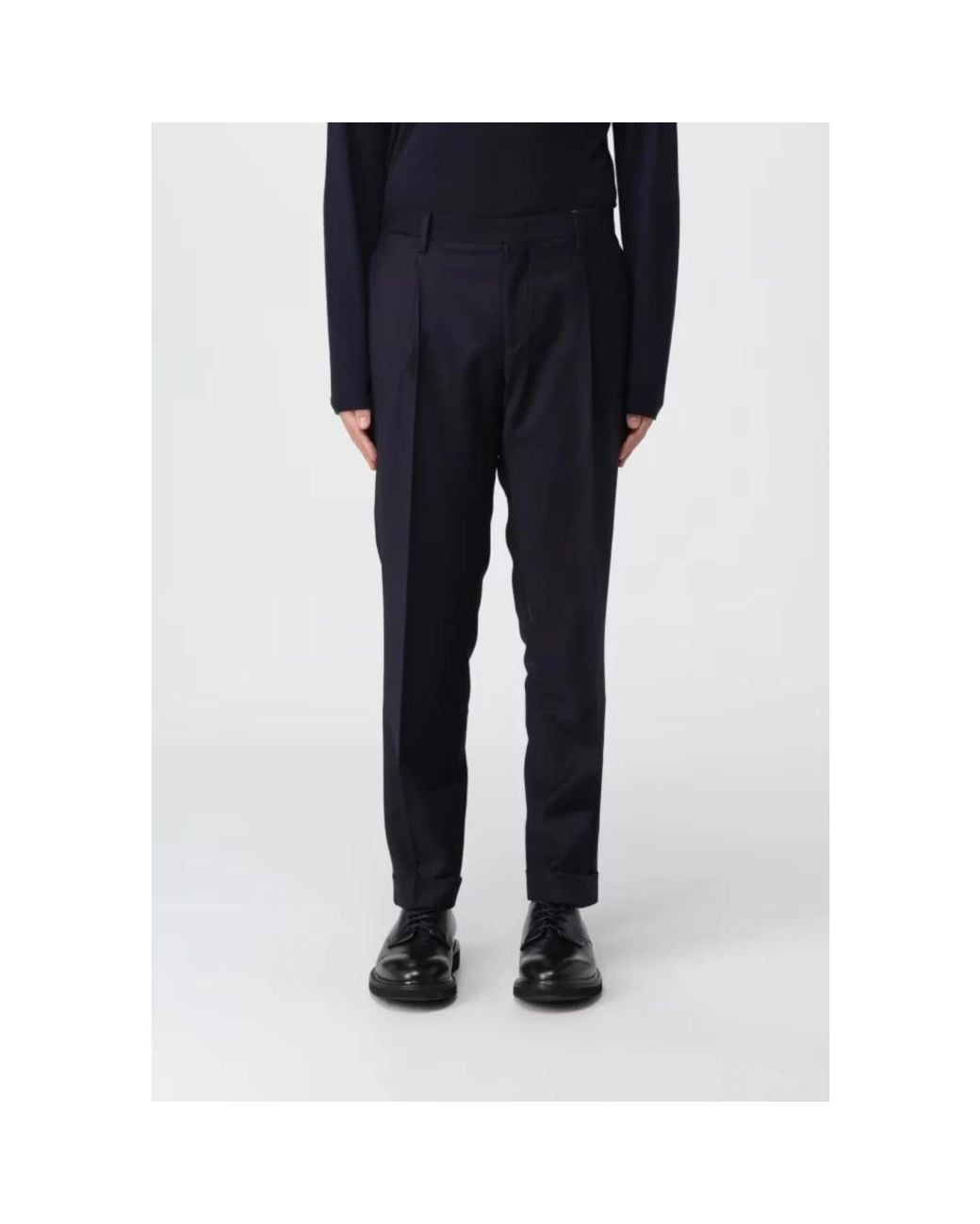 BRIGLIA Blue Suit Trousers for men