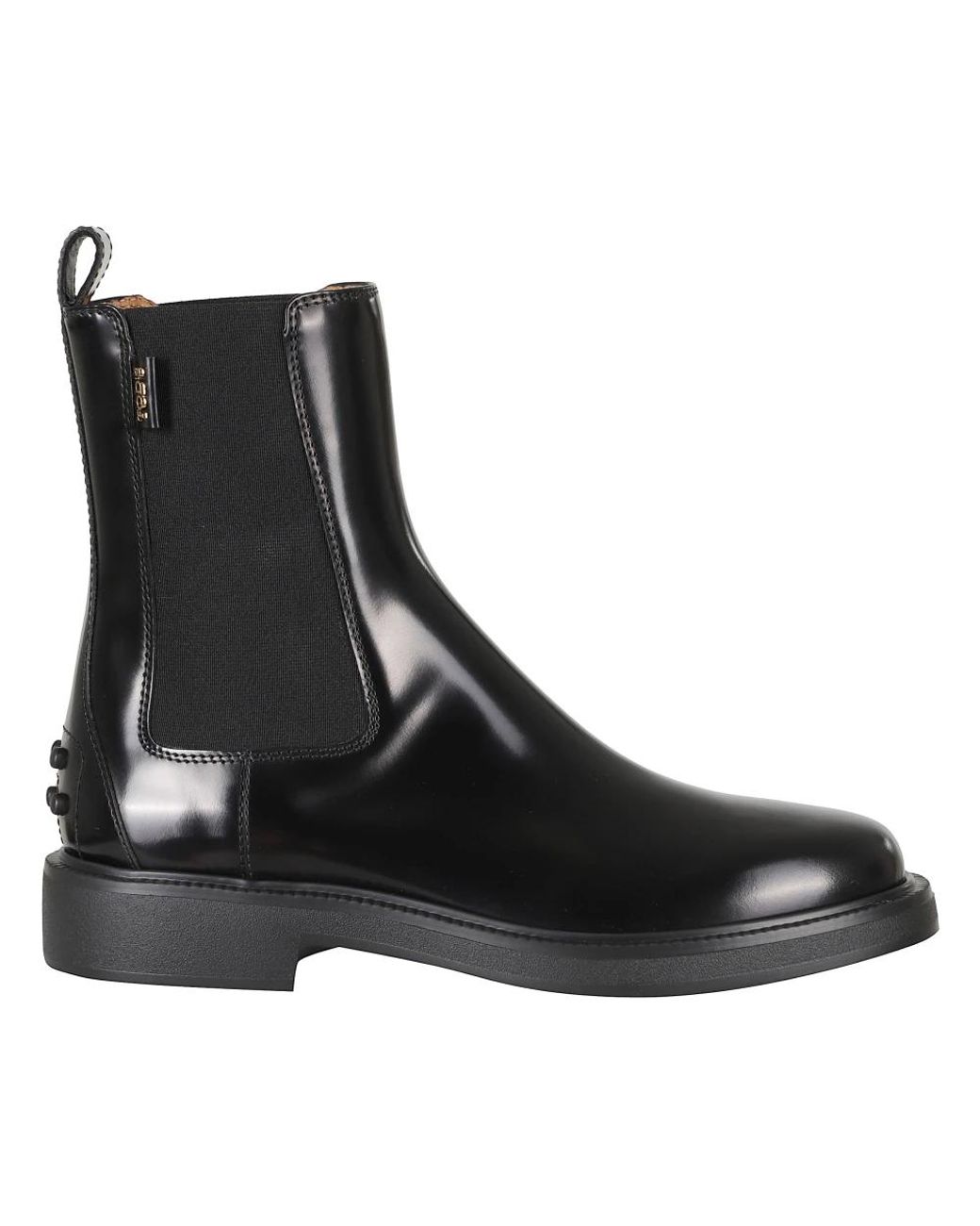 Tod's Black Chelsea Boots