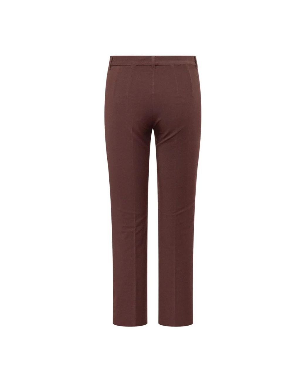 Max Mara Purple Straight Trousers