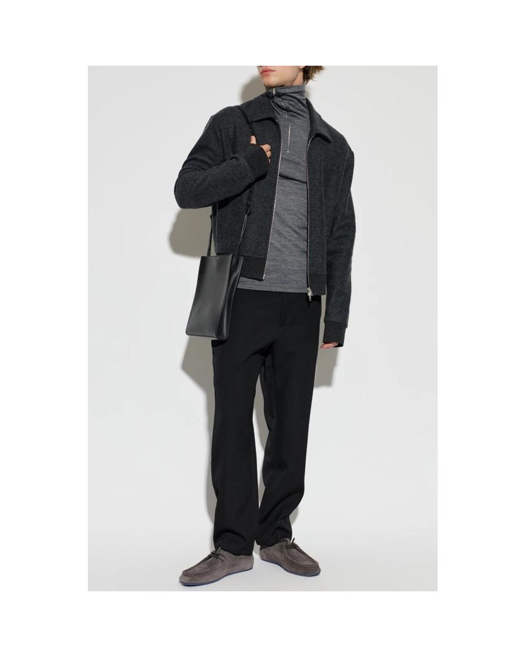 Light Jackets Jil Sander de hombre de color Black