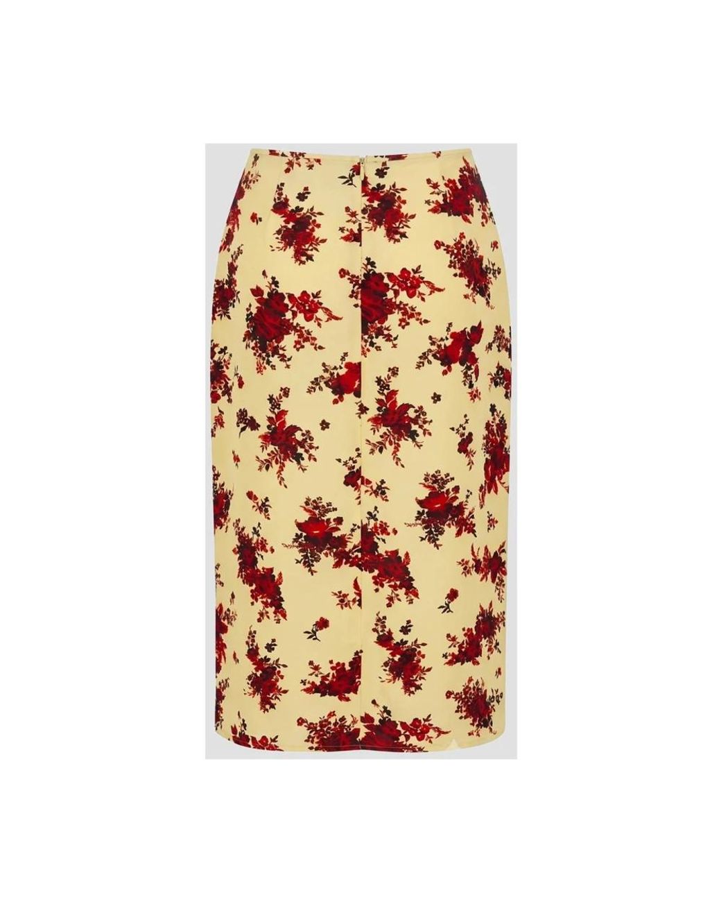 Jil Sander Orange Midi Skirts