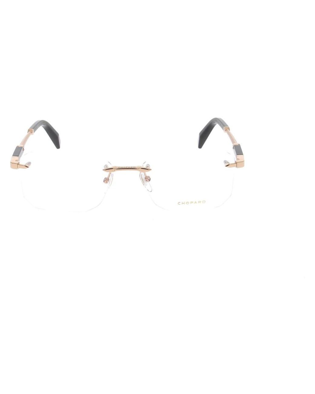 Glasses Chopard de color Metallic