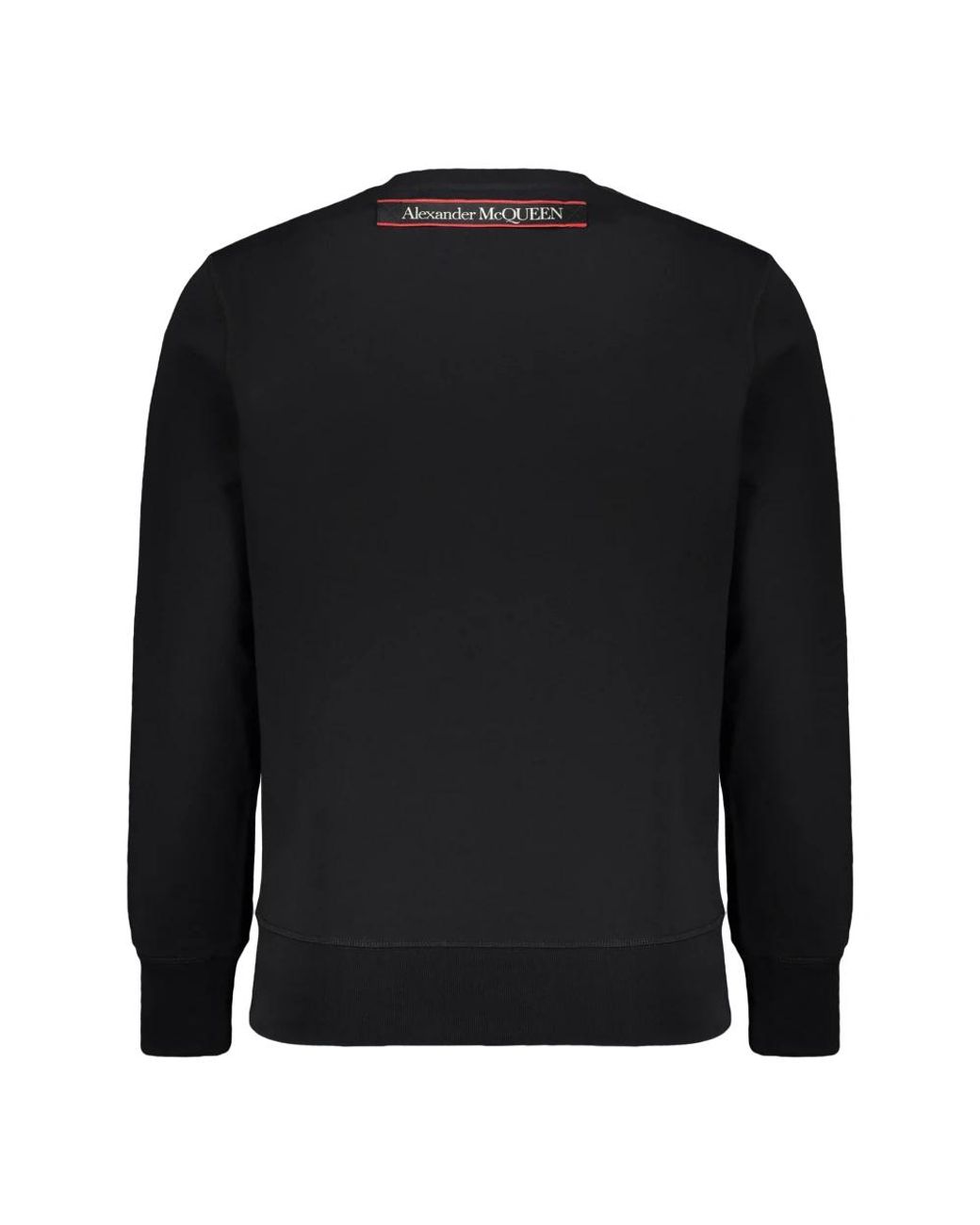 McQueen Schwarzer Lässiger Pullover Mit Logo in Black für Herren