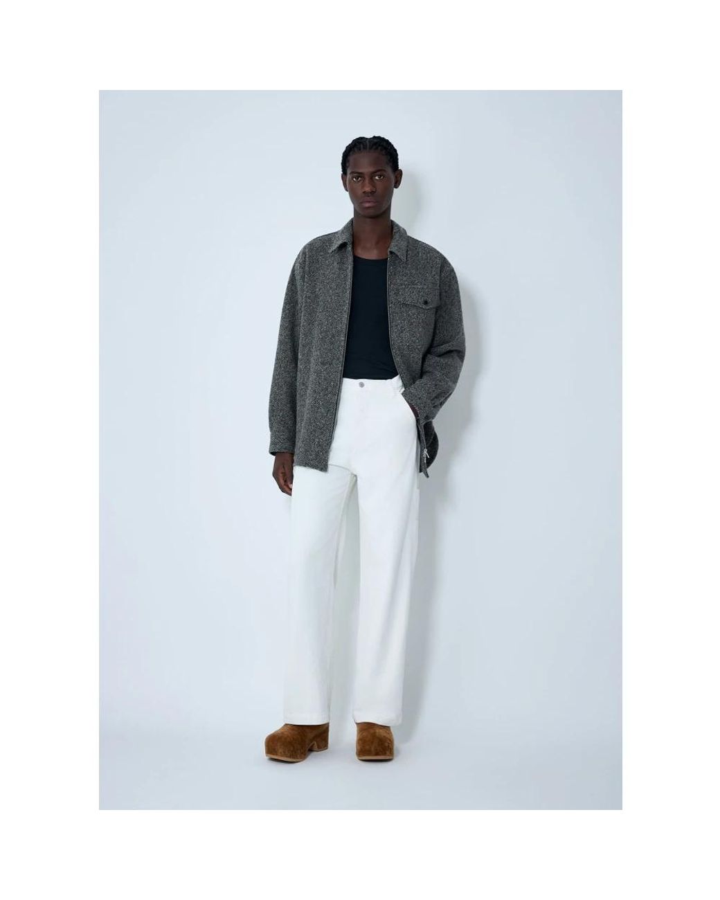 Dries Van Noten Black Light Jackets for men