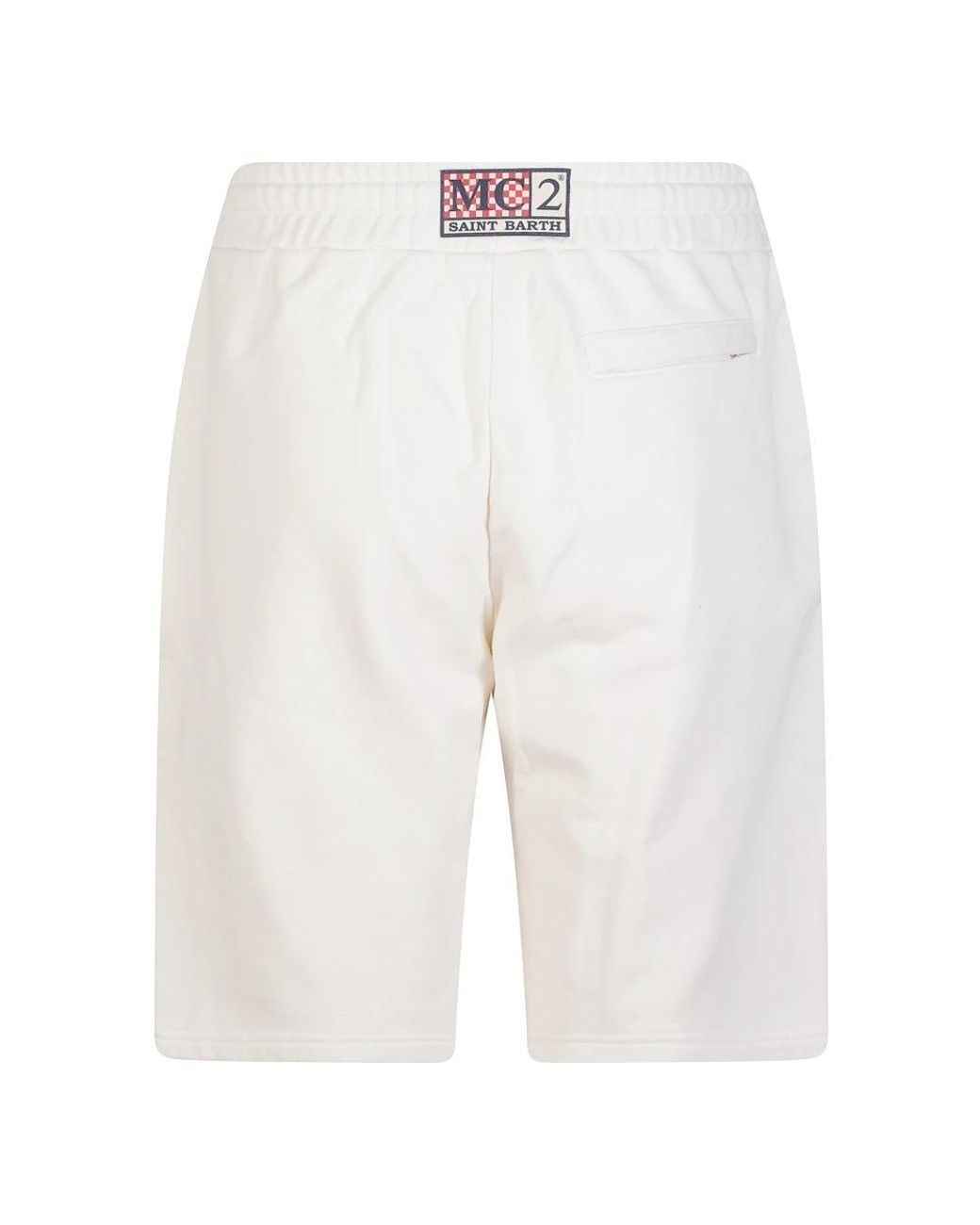 Mc2 Saint Barth White Casual Shorts for men
