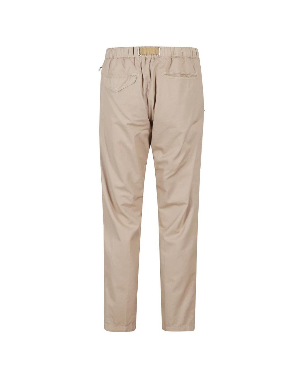 White Sand Natural Slim-Fit Trousers for men