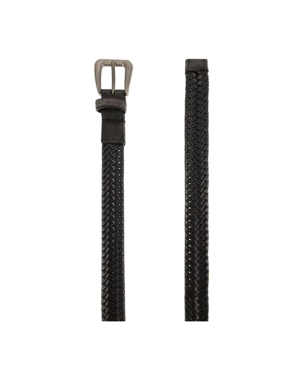 Brunello Cucinelli Black Belts