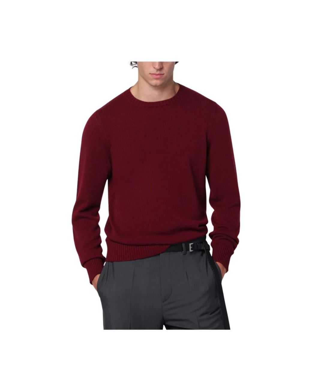 Drumohr Red Round-Neck Knitwear for men