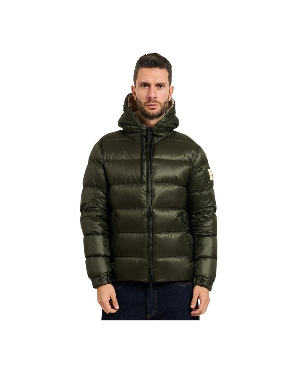 AFTER LABEL Green Down Jackets for men