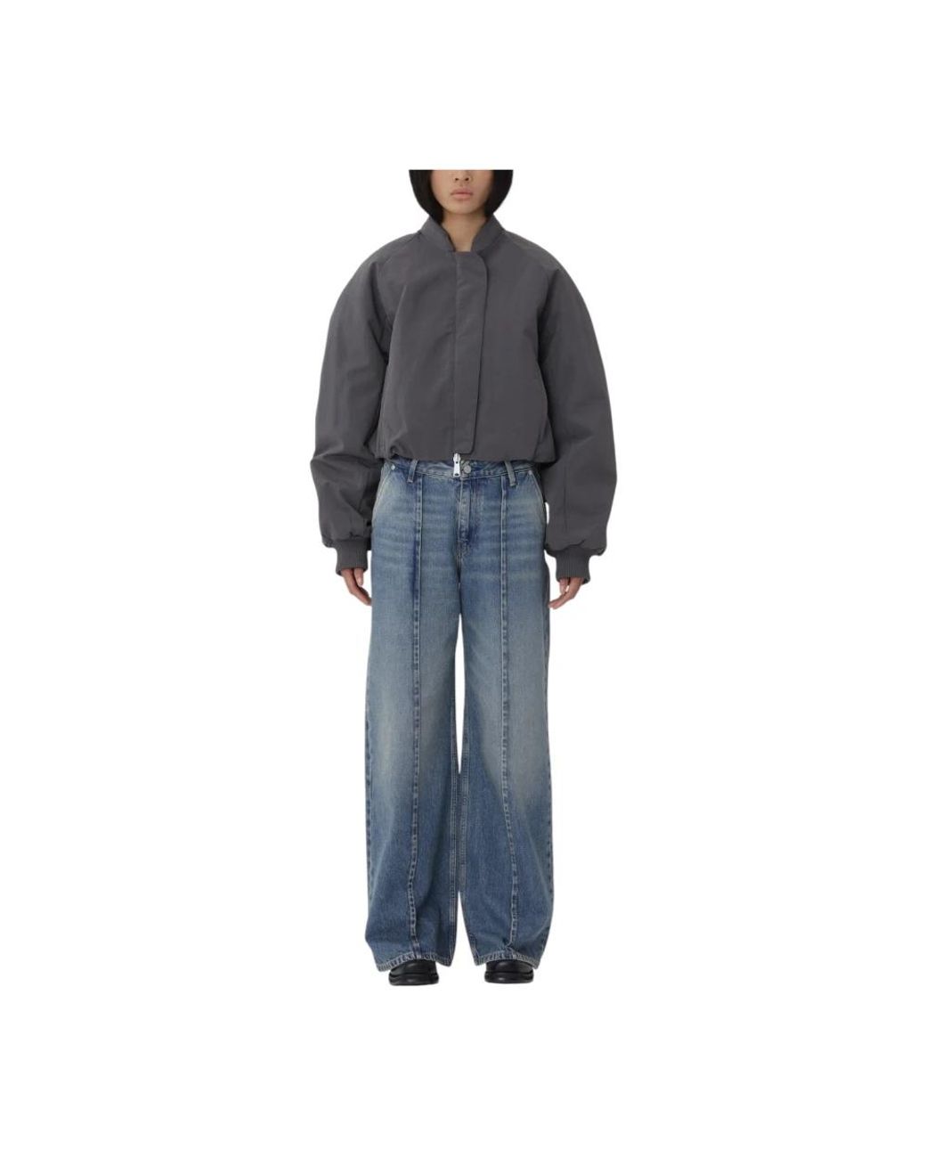 Won Hundred Gray Bomber Jackets