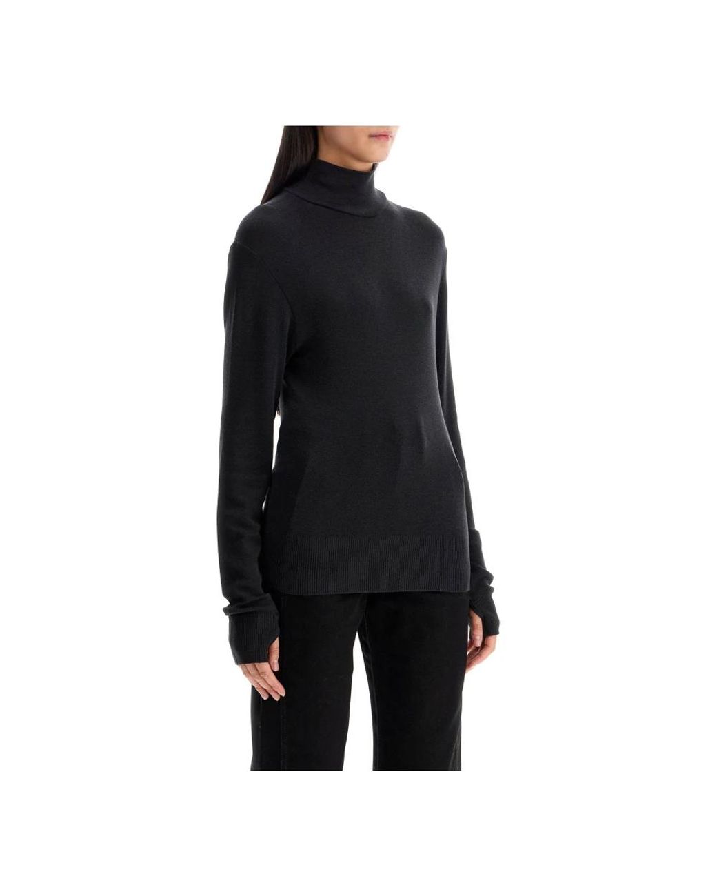 Lemaire Blue Turtlenecks
