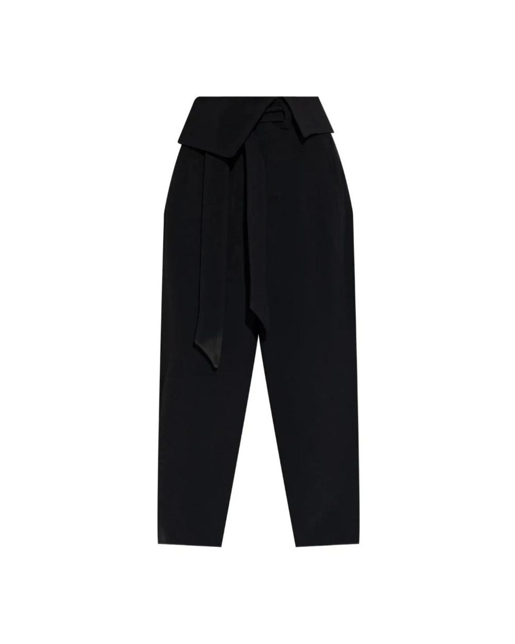 The Attico Black Wide Trousers