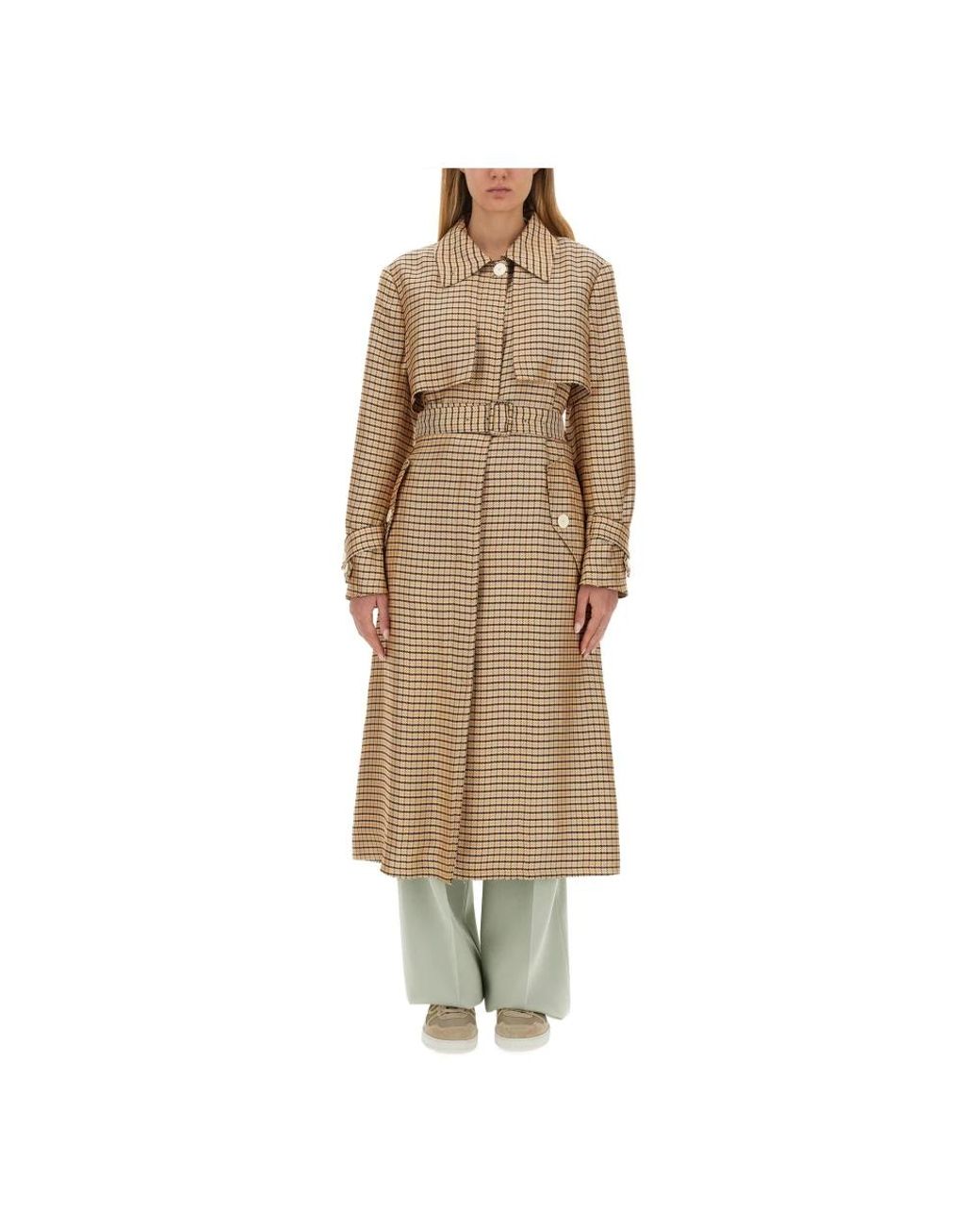 Lanvin Natural Trench Coats
