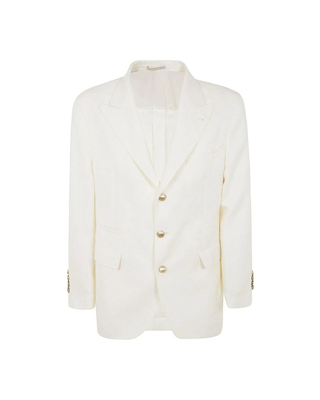 Brunello Cucinelli White Blazers for men