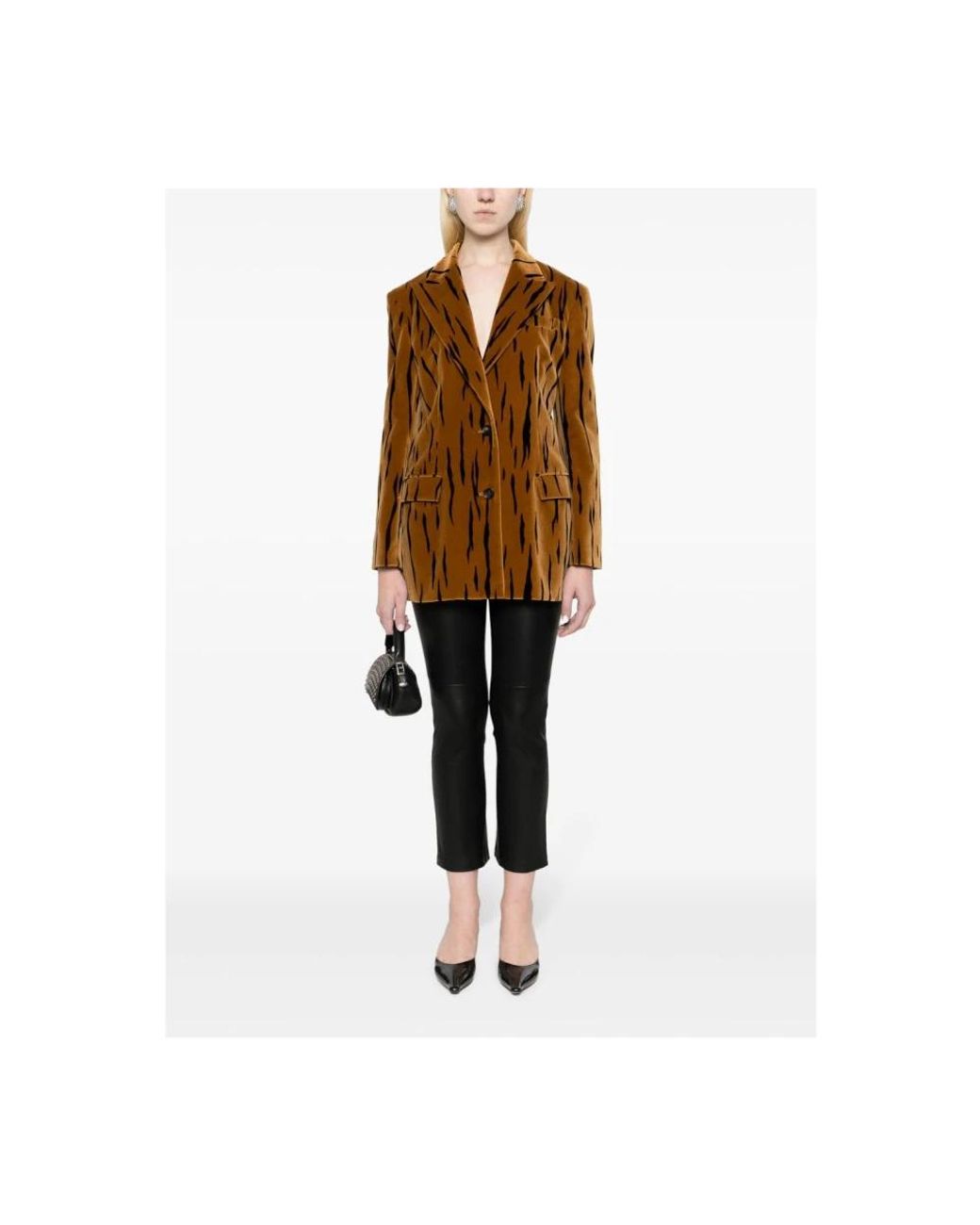 Stouls Black Leather Trousers