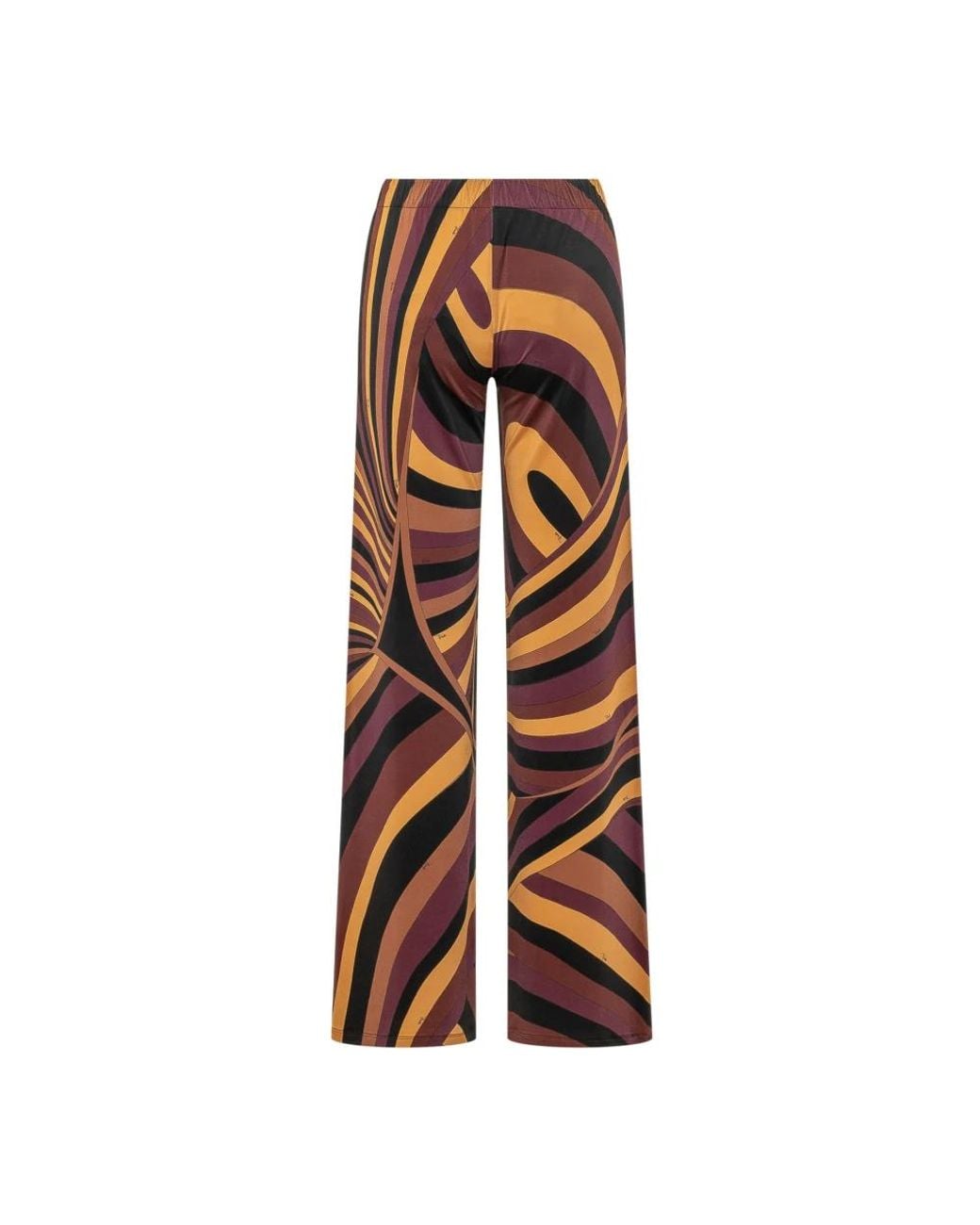 Emilio Pucci Brown Wide Trousers