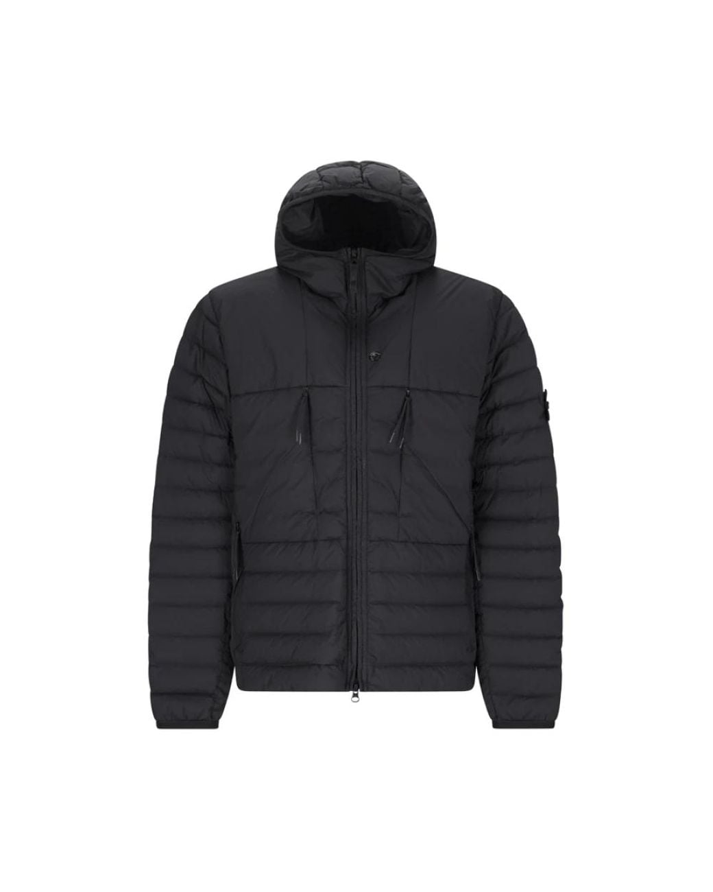 Stone Island Black Winter Jackets for men