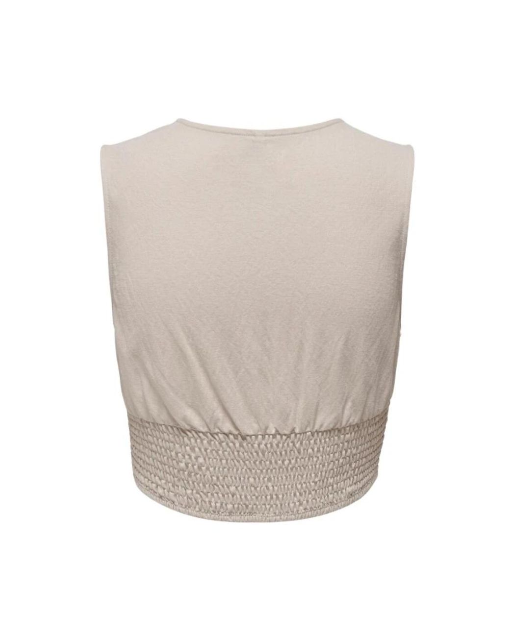 Sleeveless Tops di ONLY in Natural