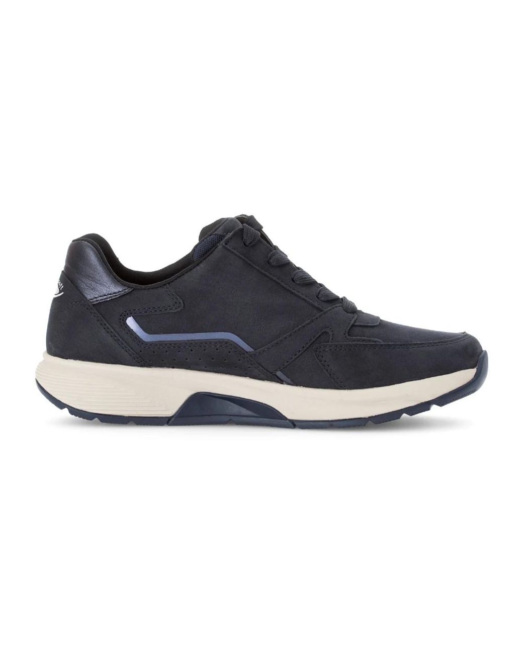 Gabor Rollingsoft Sensitive 76.878.46 Rollende Wandelsneaker in het Blue