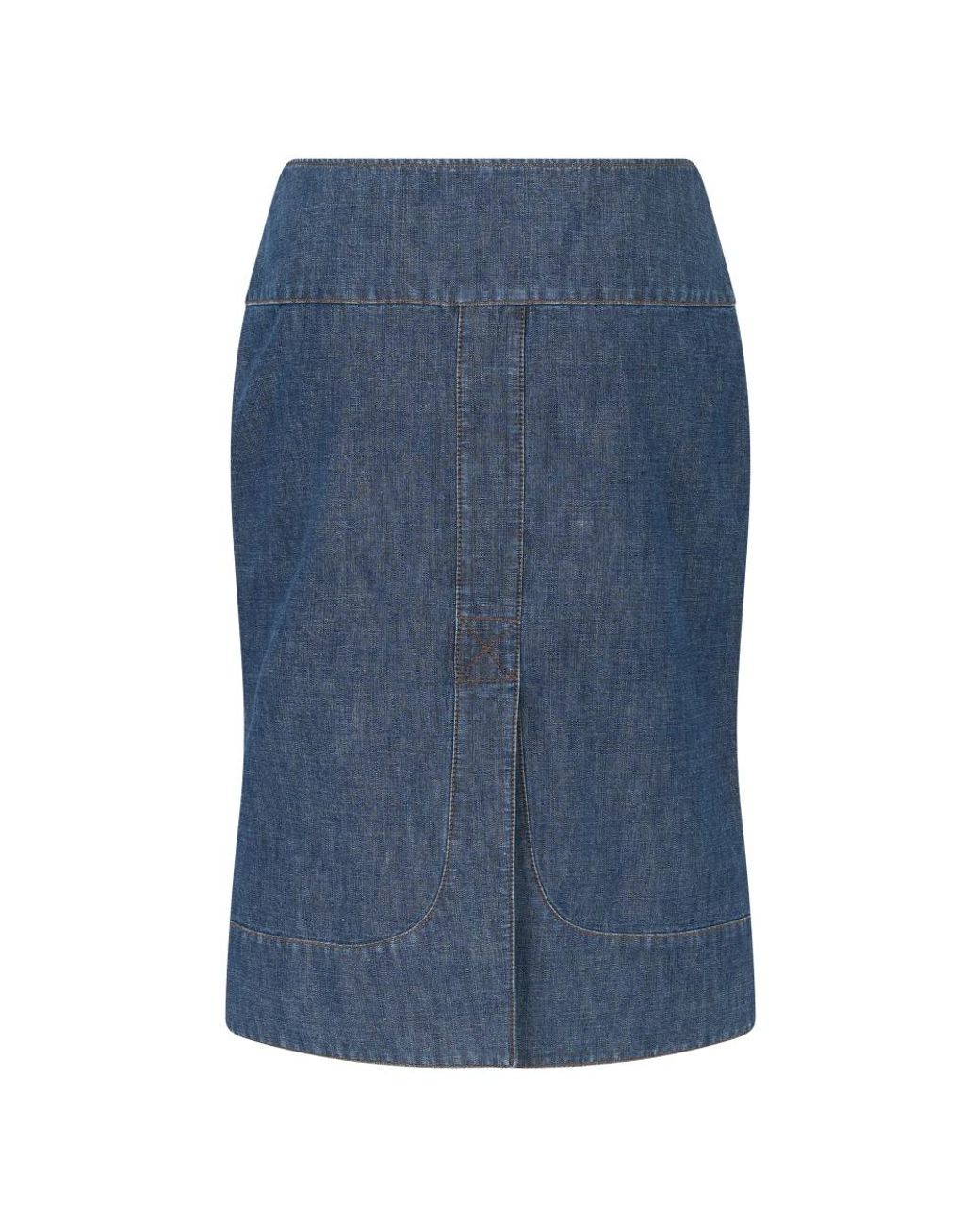 Fendi Blue Denim Skirts