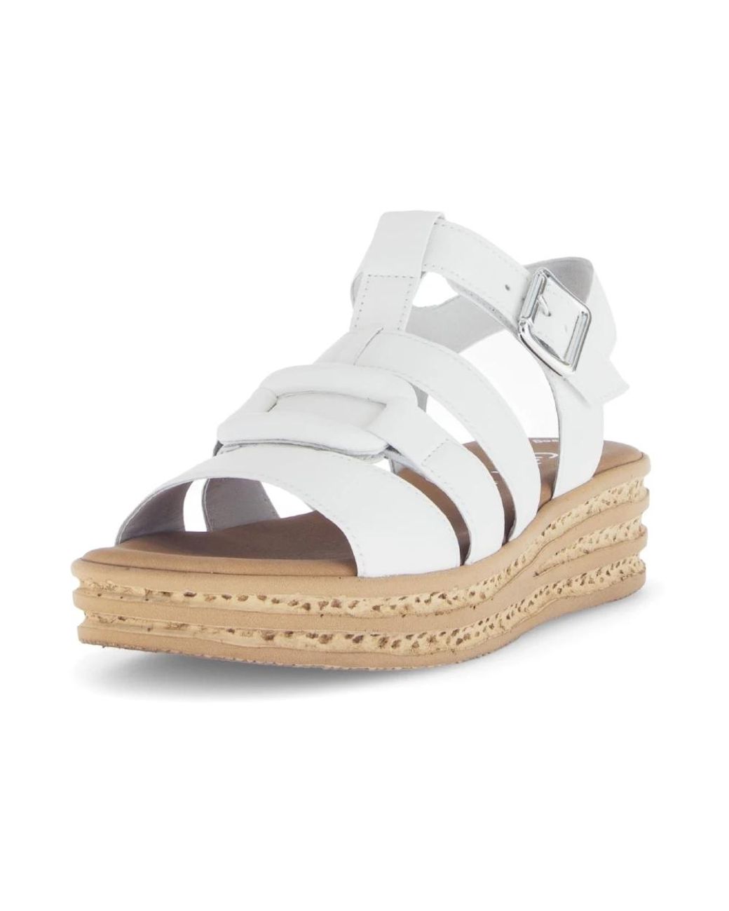 Flat Sandals Gabor de color White