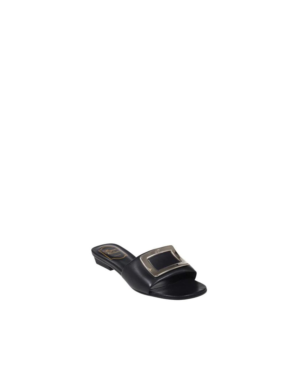 Roger Vivier Black Heeled Mules