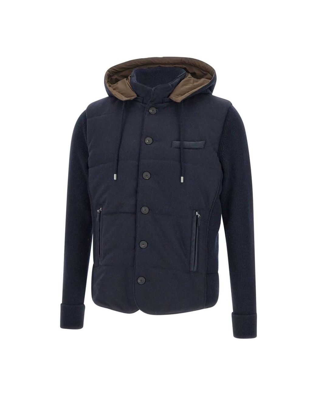 Gran Sasso Blue Winter Jackets for men
