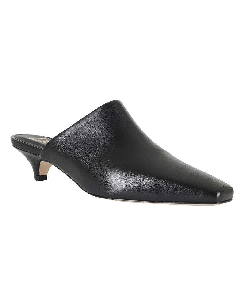 Giampaolo Viozzi Black Heeled Mules