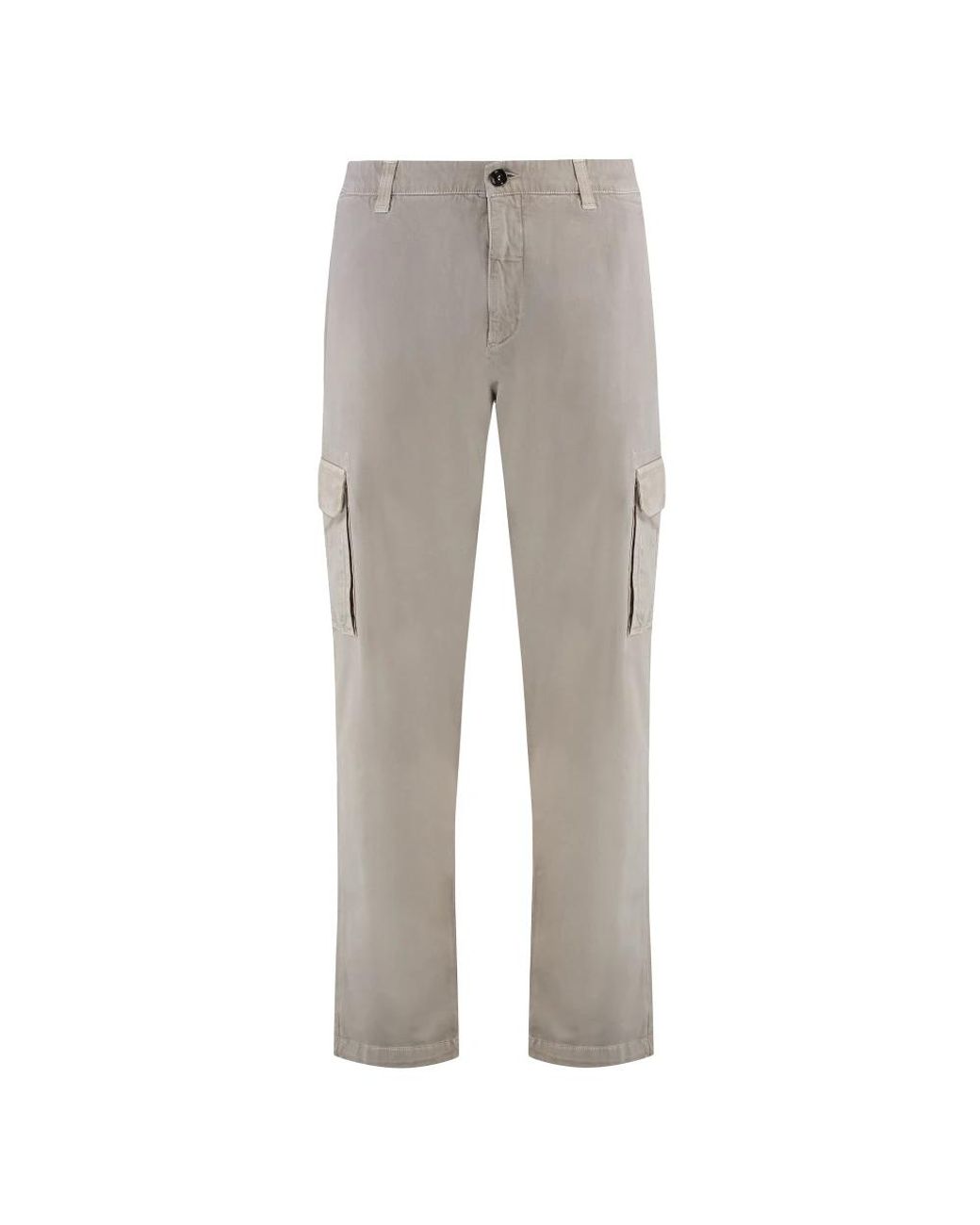 Straight Trousers Moorer de hombre de color Gray