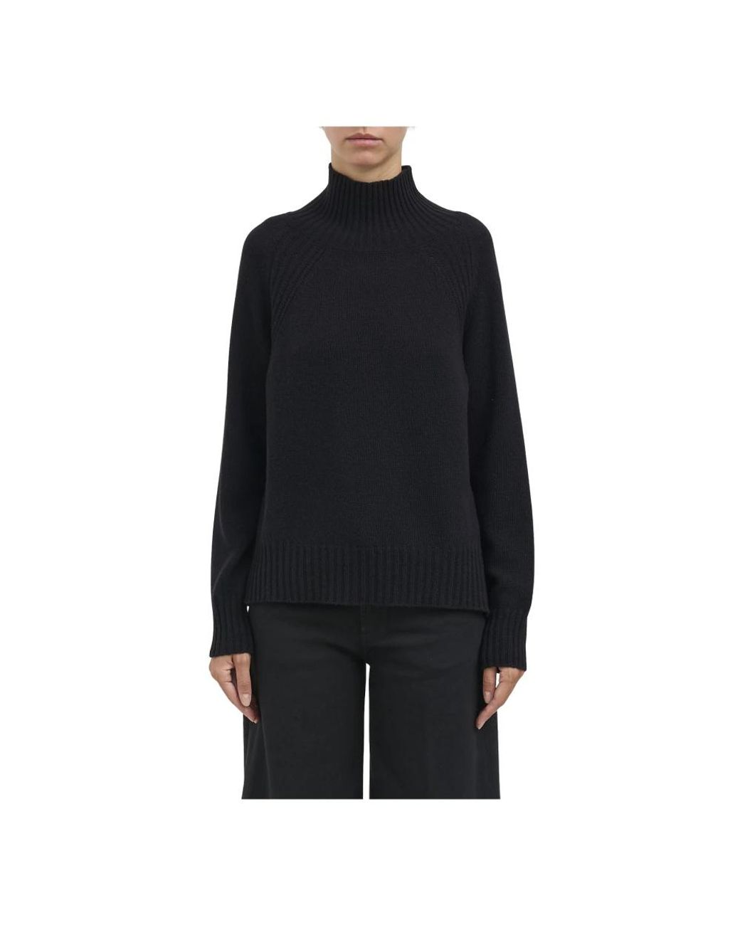 Dondup Black Turtlenecks