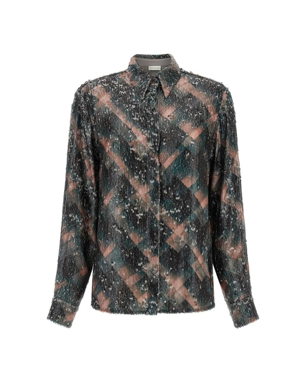 Dries Van Noten Gray Shirts