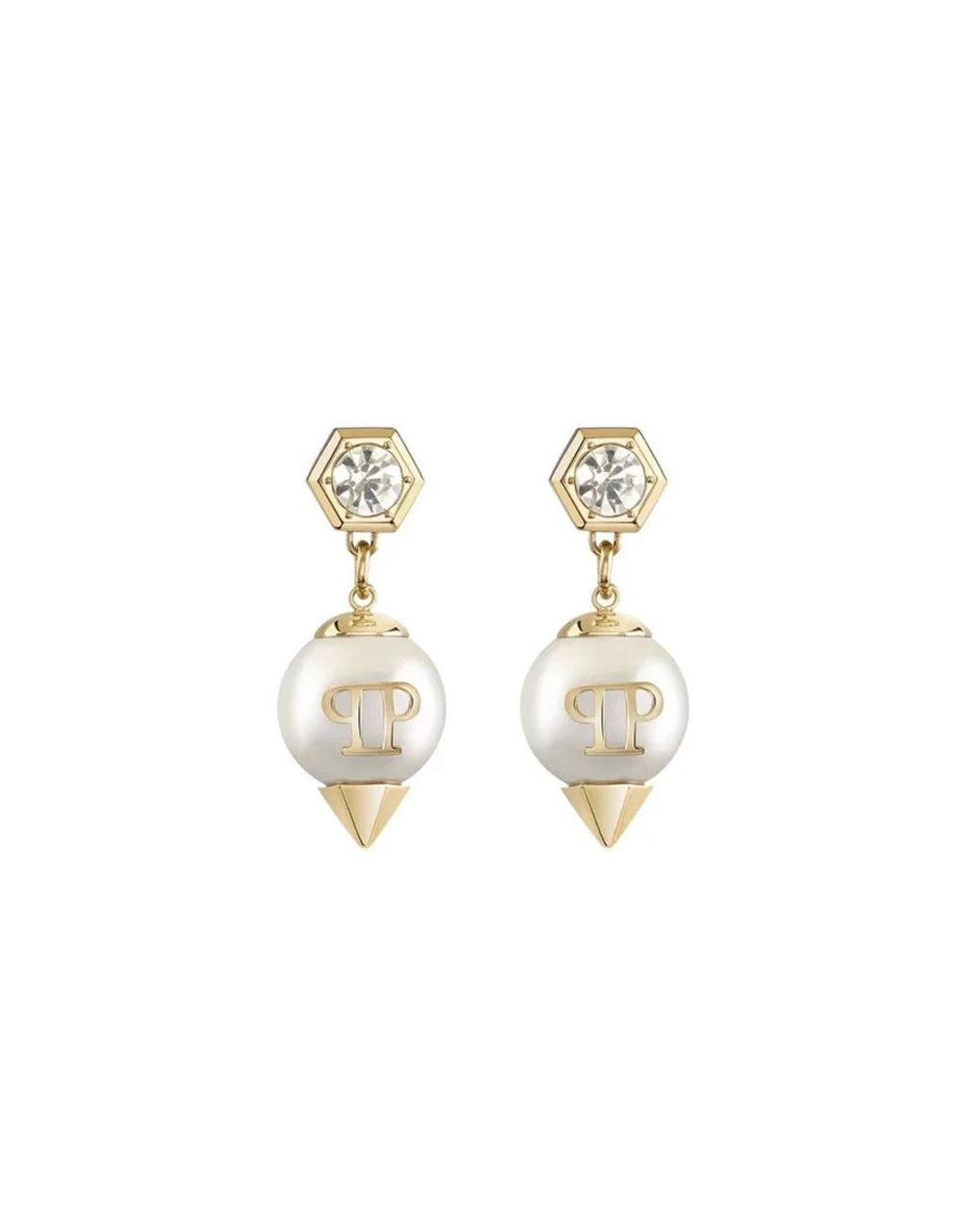 Philipp Plein Metallic Earrings