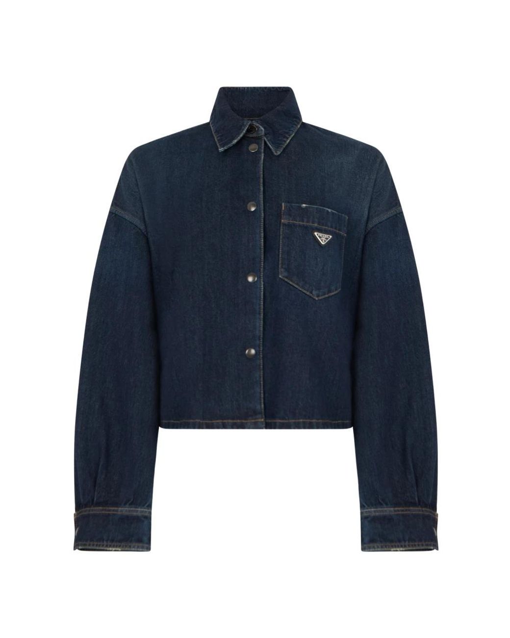 Prada Blue Denim Jackets