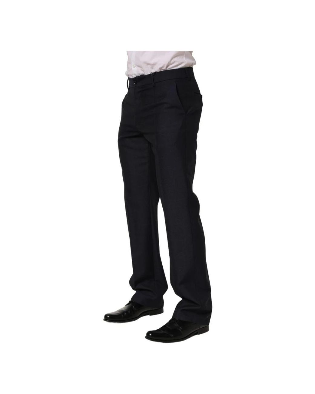 Dolce & Gabbana Black Suit Trousers for men