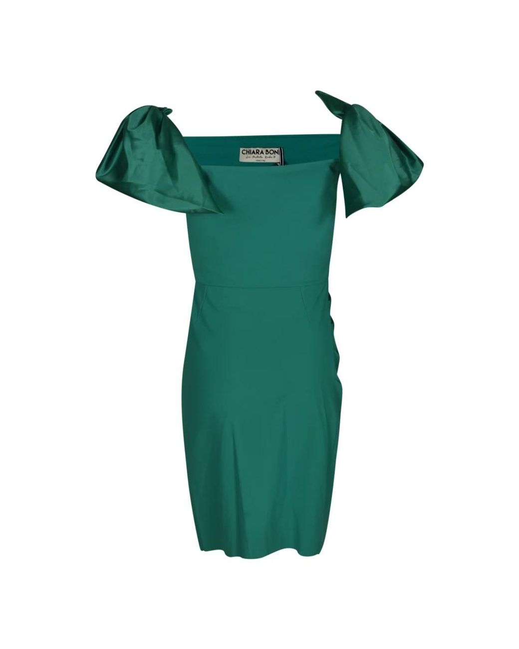 Chiara Boni Green Short Dresses