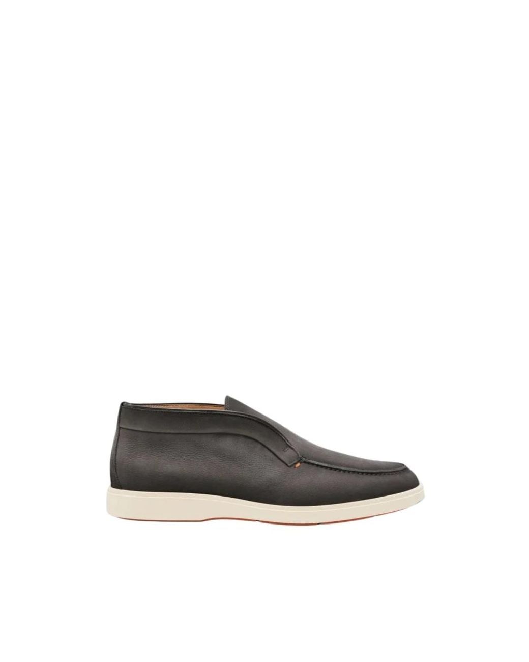 Santoni Gray Ankle Boots for men