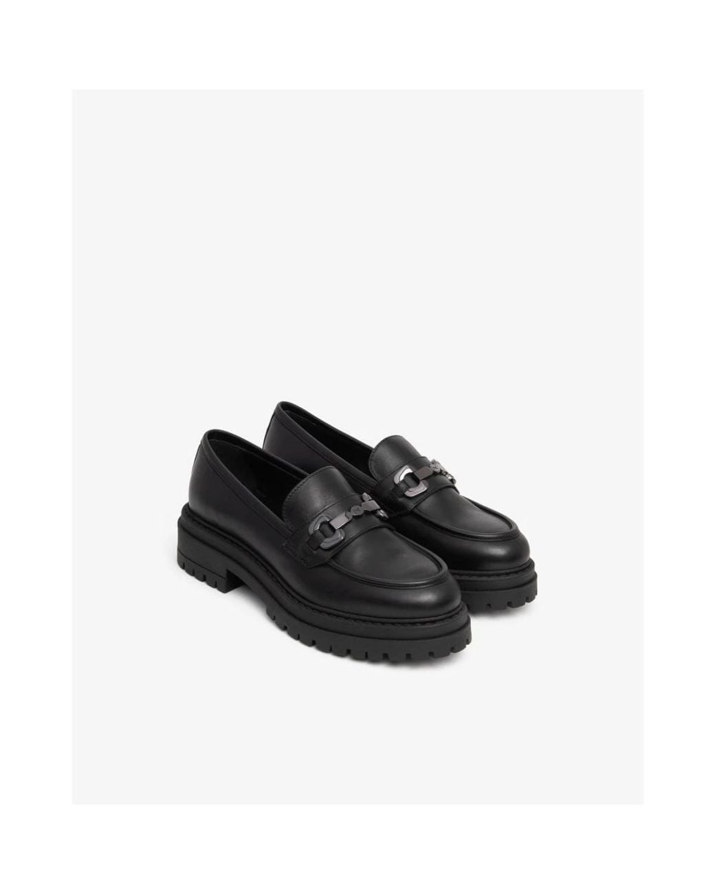 Nero Giardini Black Loafers