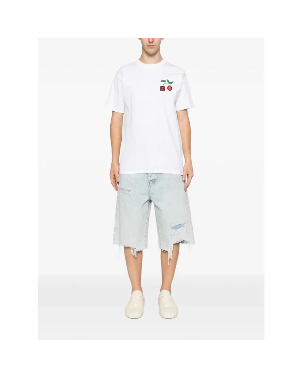 Obey White T-Shirts for men