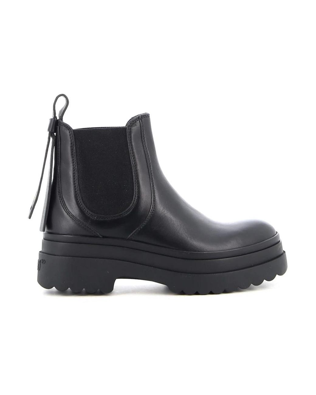 RED Valentino Black Chelsea Boots
