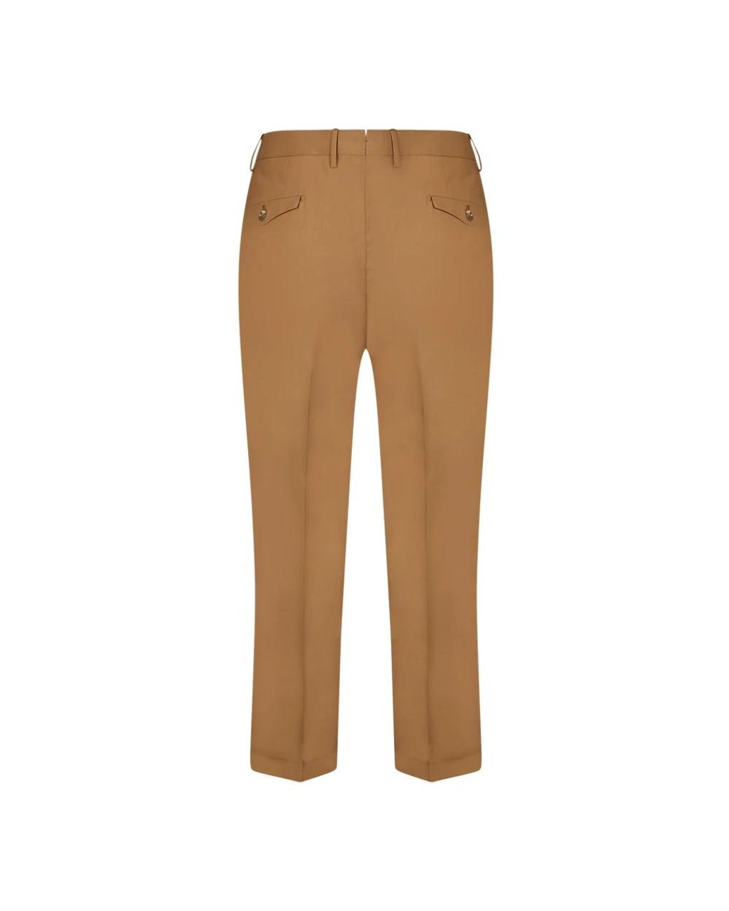 Dell'Oglio Brown Cropped Trousers for men