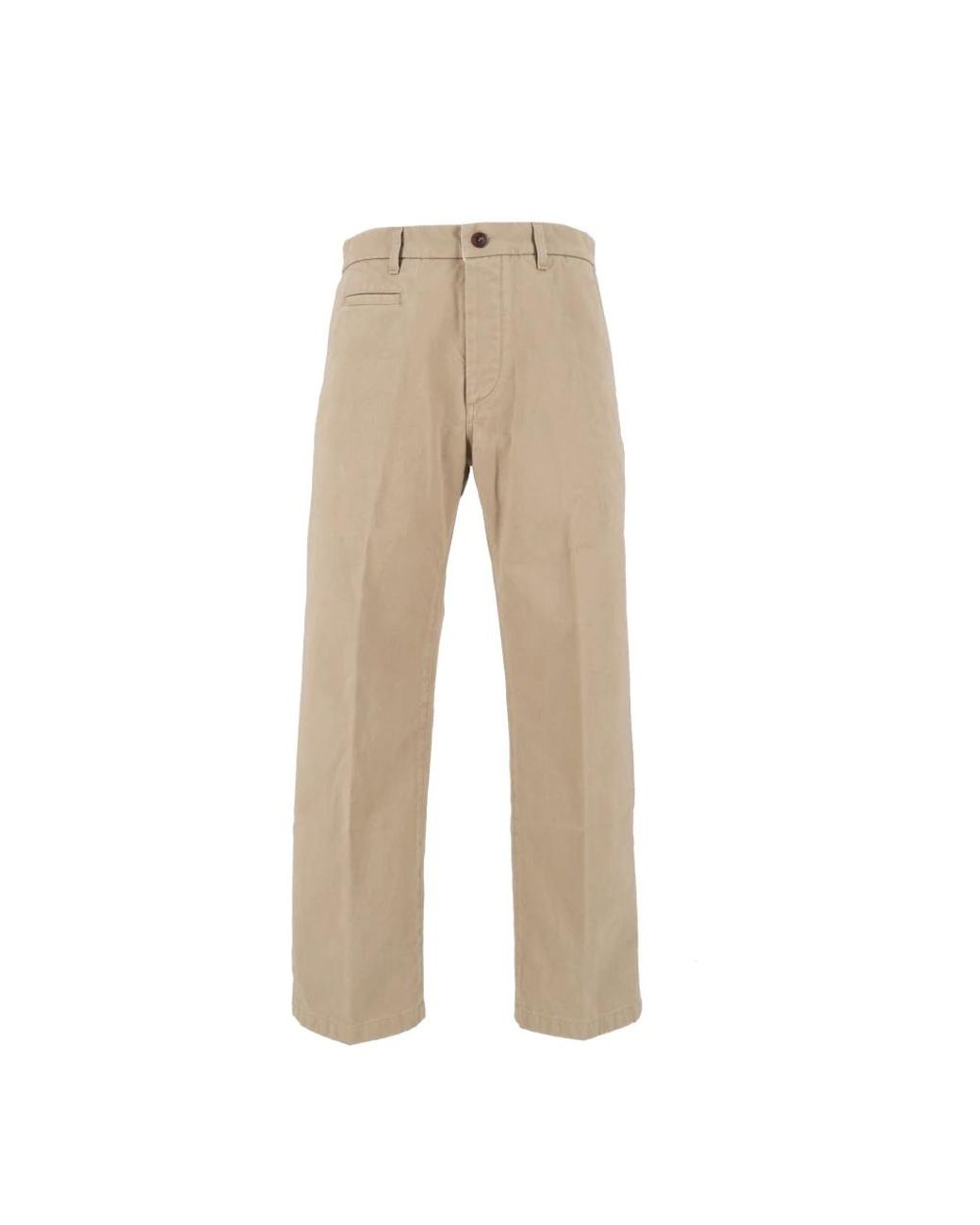 Tela Genova Natural Wide Trousers for men