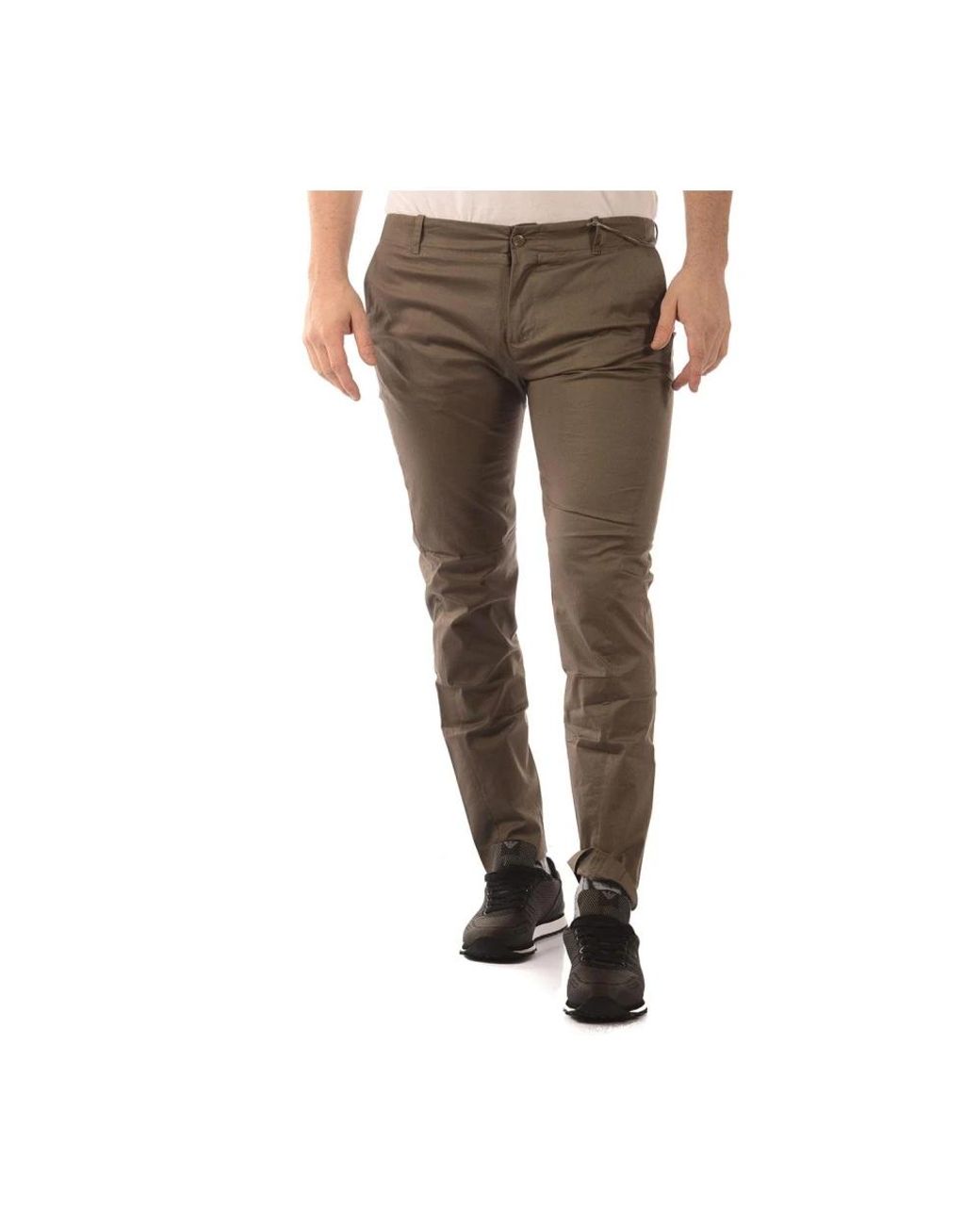 Daniele Alessandrini Chino's in het Gray voor heren