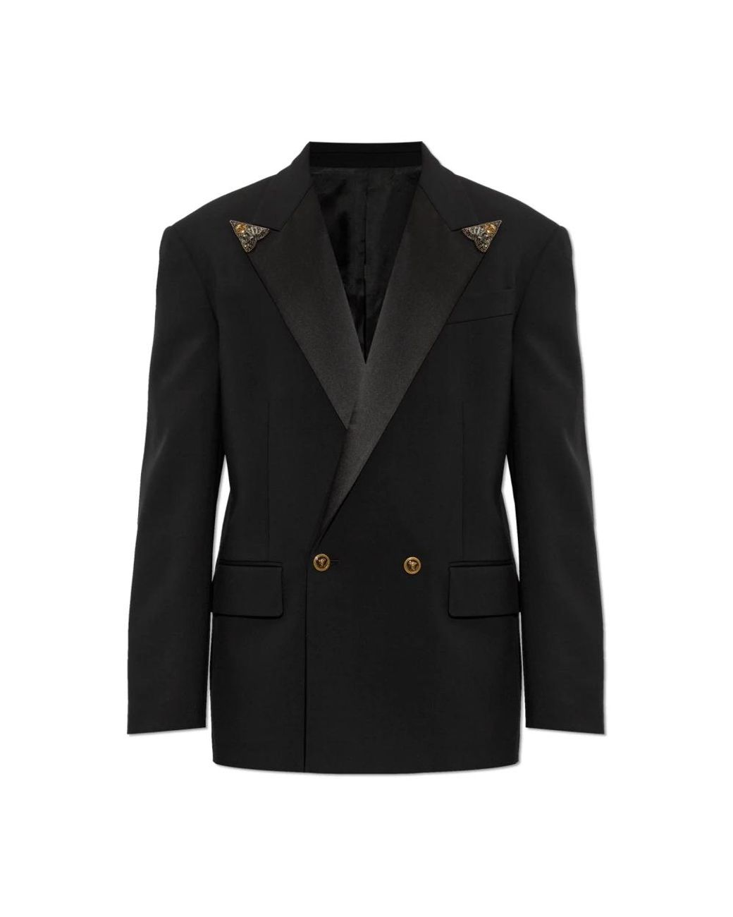 Versace Black Blazers for men