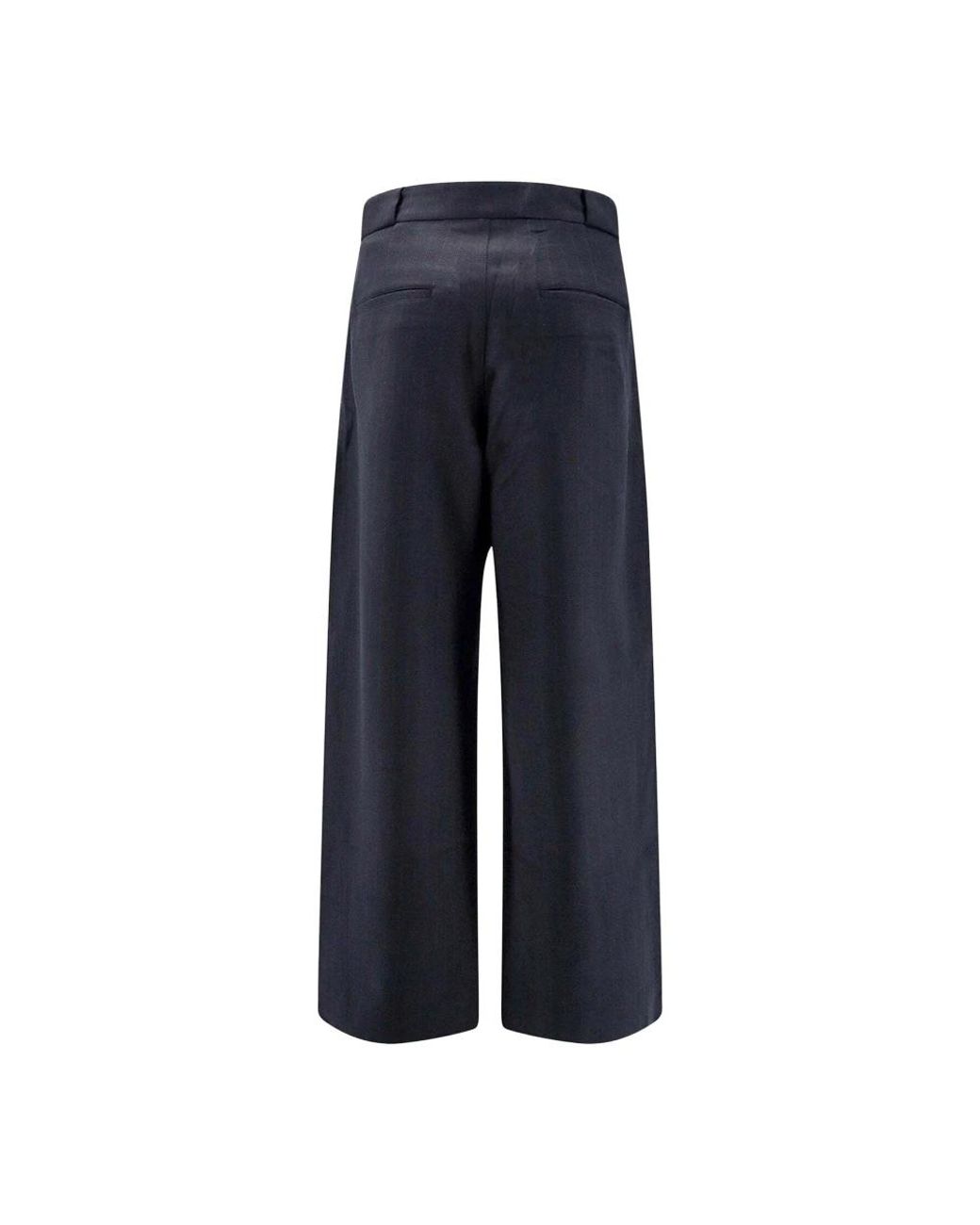 TONYWACK Blue Wide Trousers for men